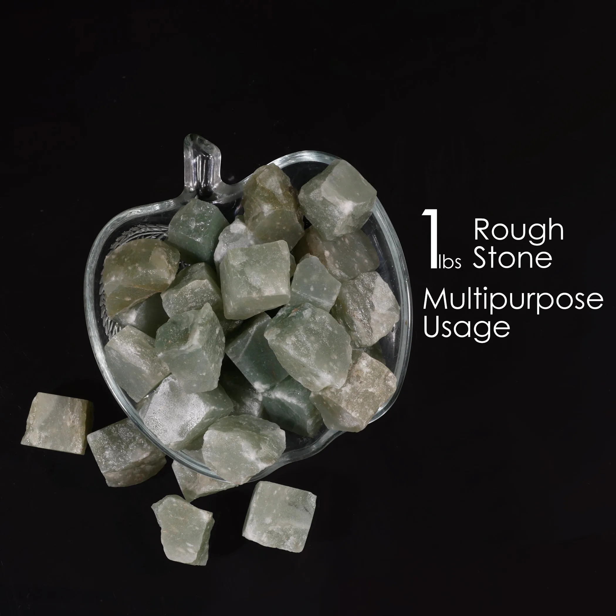 1 Lb Green Aventurine Raw Crystals and Stones