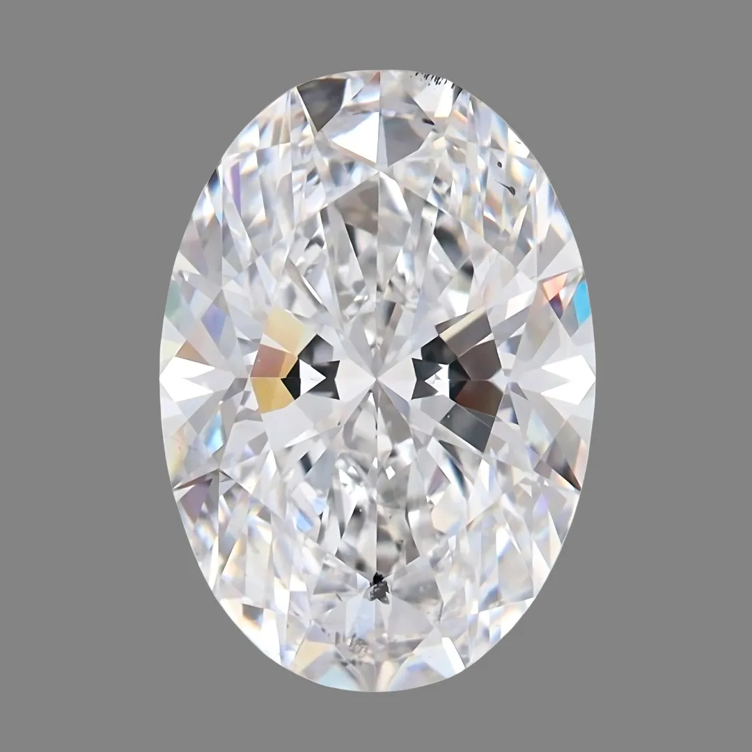2.35 carats Oval Cut E color Lab Diamond | IGI Certified
