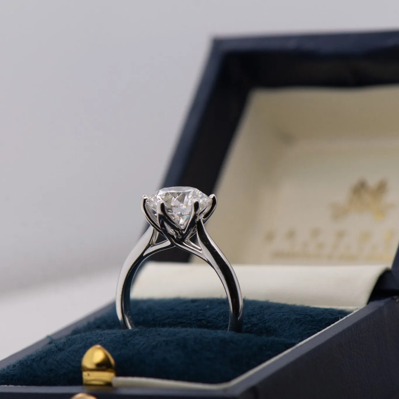 3.01ct Dawn | Round Cut Diamond Engagement Ring | R2W