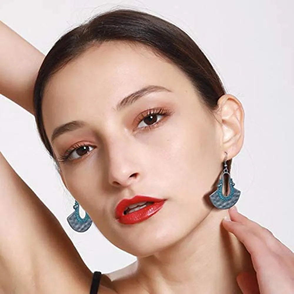 8 Pairs Long Earrings Vintage Drop Dangle Long Earrings for Women Girls Long Bohemian Earrings Set Boho Jewelry