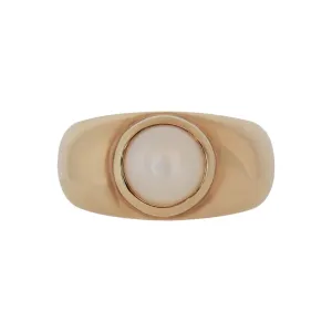 9 kt Yellow Gold Mabe Pearl Ring