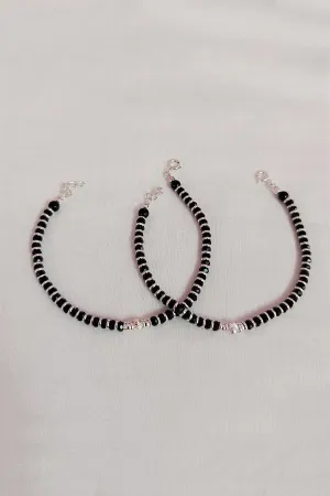925 Silver Designer Unisex Baby Bangle Set (Design 180)