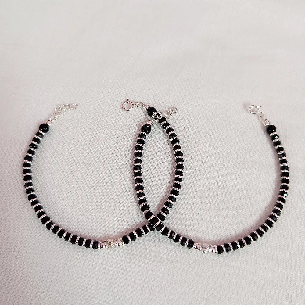925 Silver Designer Unisex Baby Bangle Set (Design 180)