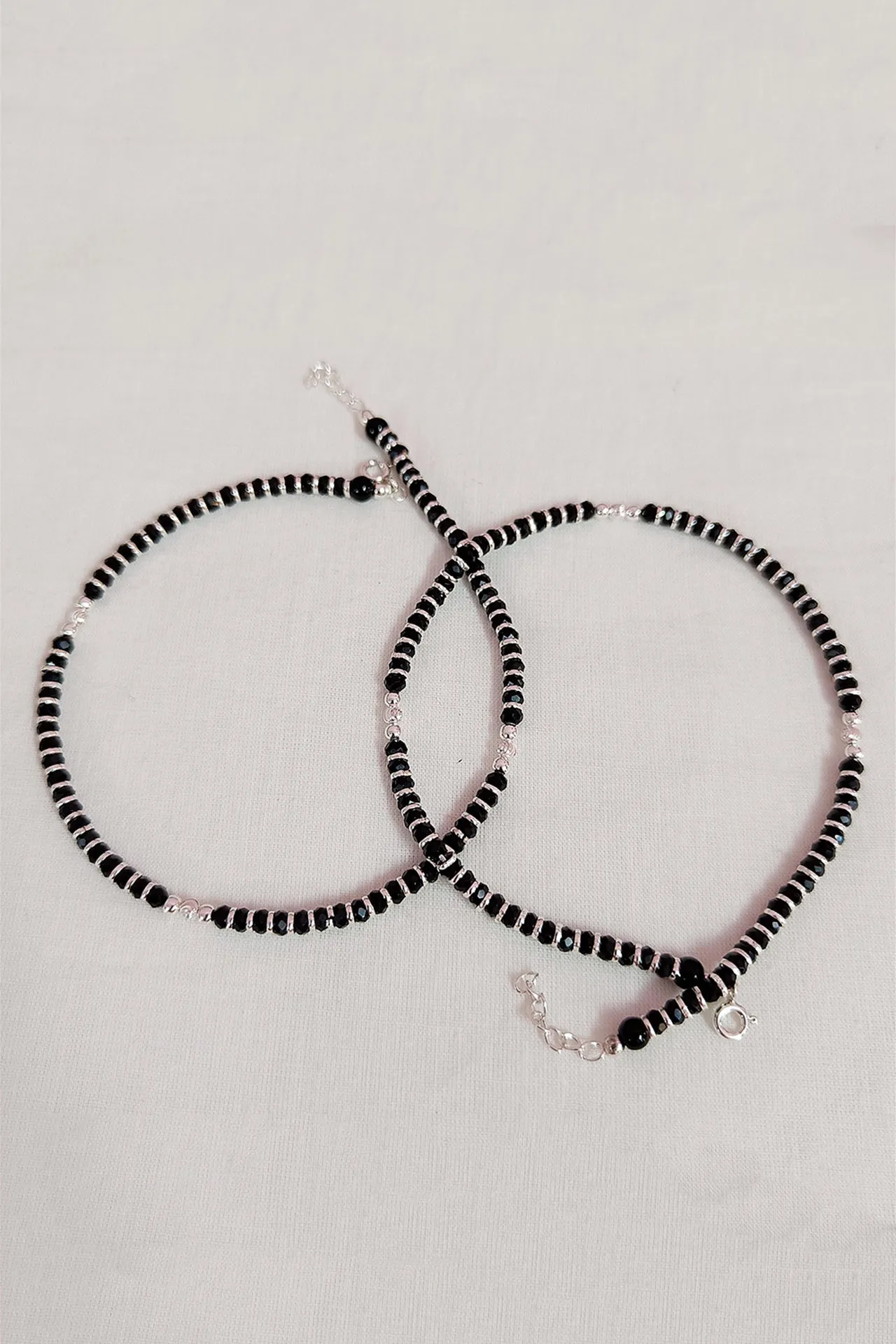 925 Silver Designer Unisex Baby Bangle Set (Design 182)