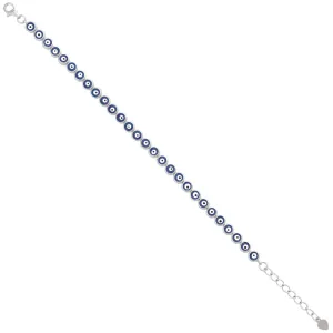 925 Sterling Silver Concentric Circles Bracelet