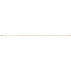 9ct Yellow Gold Star Bracelet BR659