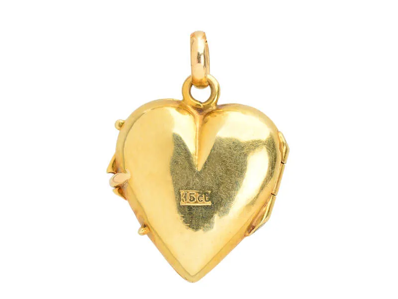 A Rose in Your Heart - Petite Gold Photo Locket