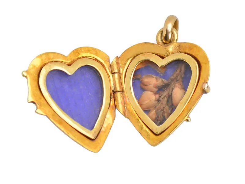 A Rose in Your Heart - Petite Gold Photo Locket