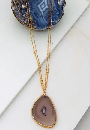 Agate Slab Necklace