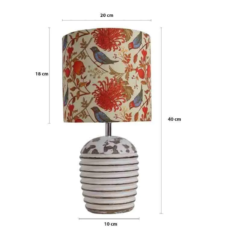 Amber Rings Table Lamp