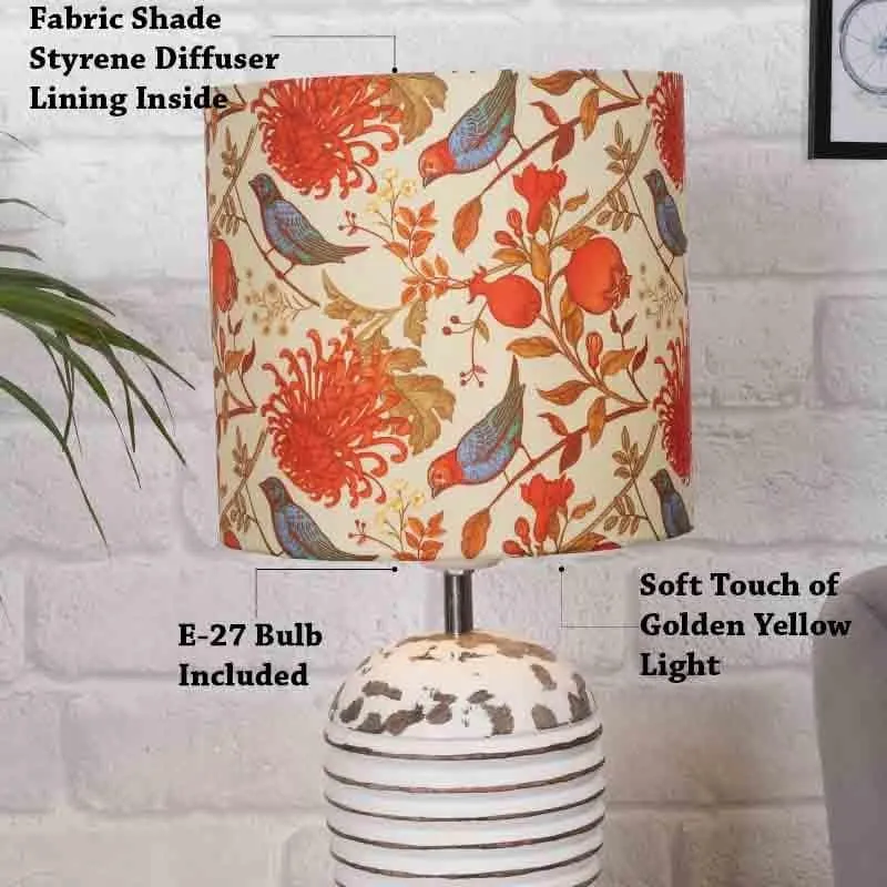 Amber Rings Table Lamp