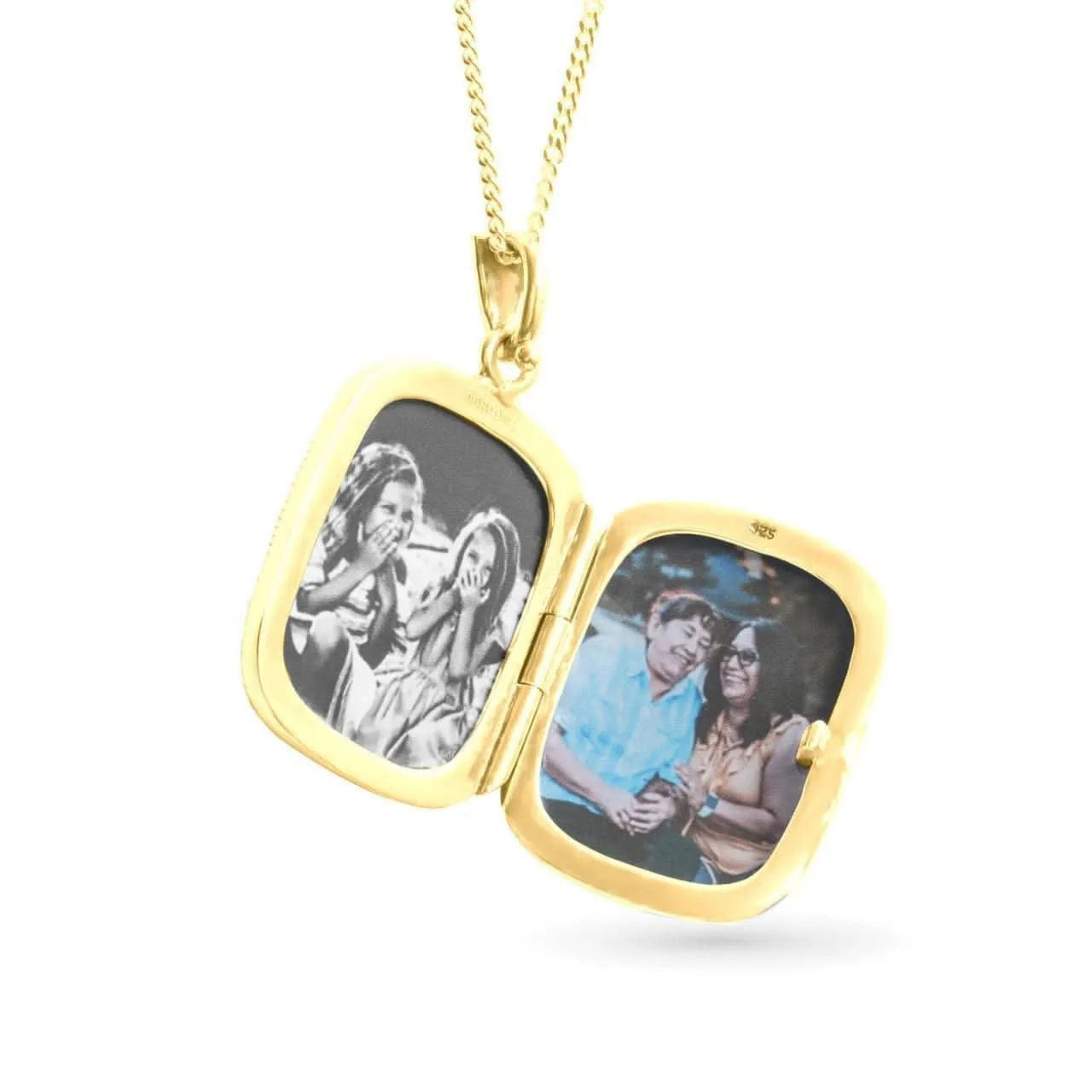 Amethyst Locket Gold   Photos
