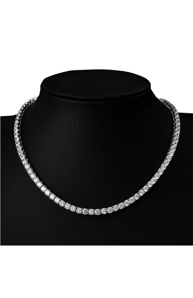 Anastasia 39 Diamond Crystalline Platinum Necklace