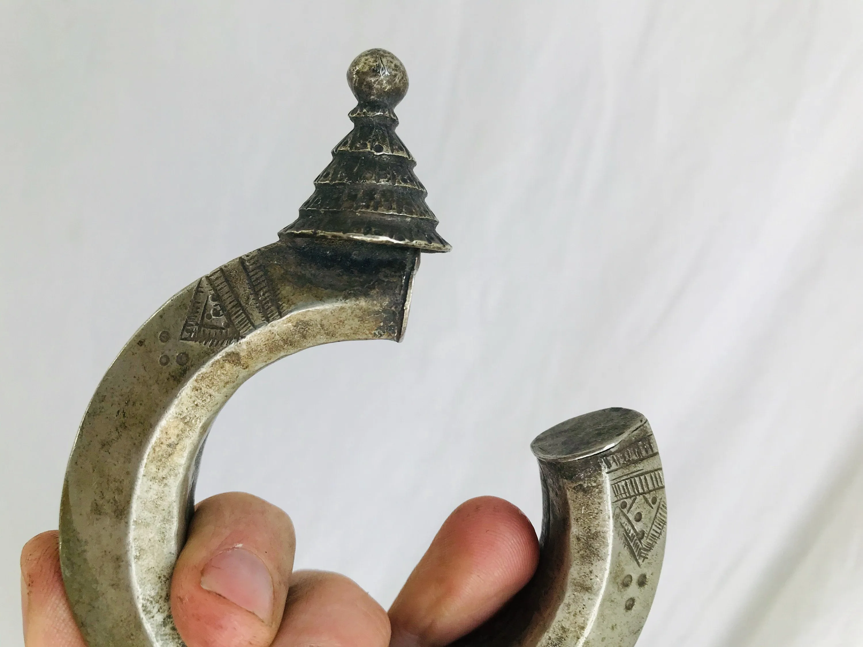 Antique Kohistani Bangle. Alpaca