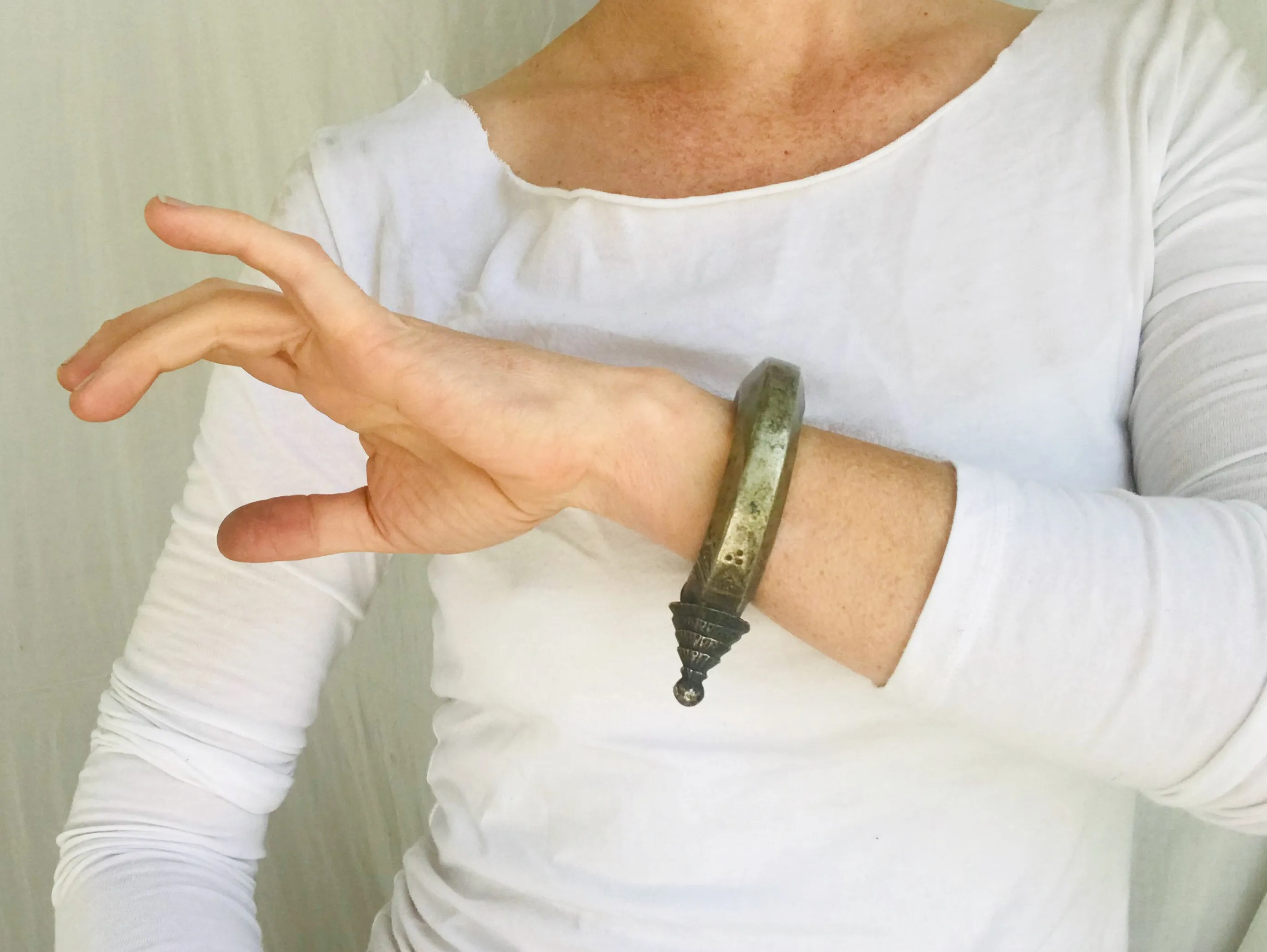 Antique Kohistani Bangle. Alpaca