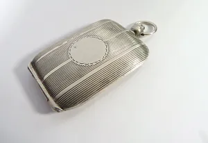 Antique Sterling Silver Large Locket Pendant 1911