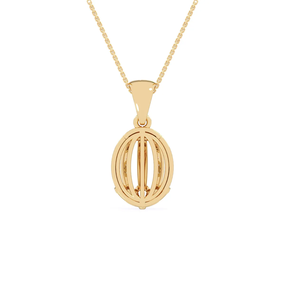 Artistic Ball Diamond Daily Wear Pendant