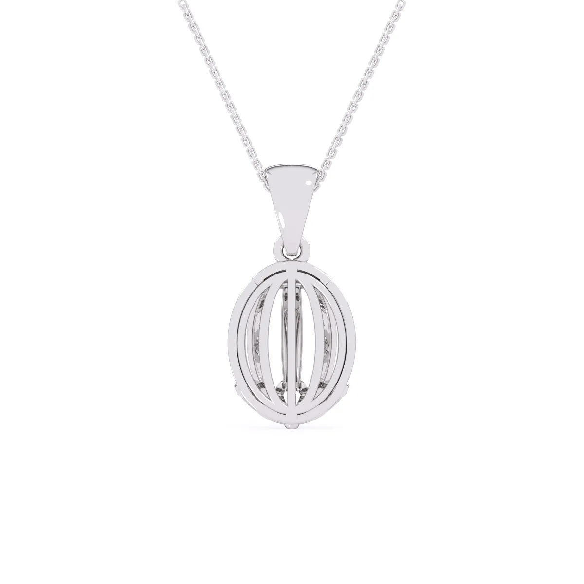 Artistic Ball Diamond Daily Wear Pendant