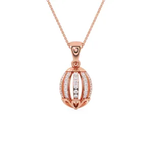 Artistic Ball Diamond Daily Wear Pendant
