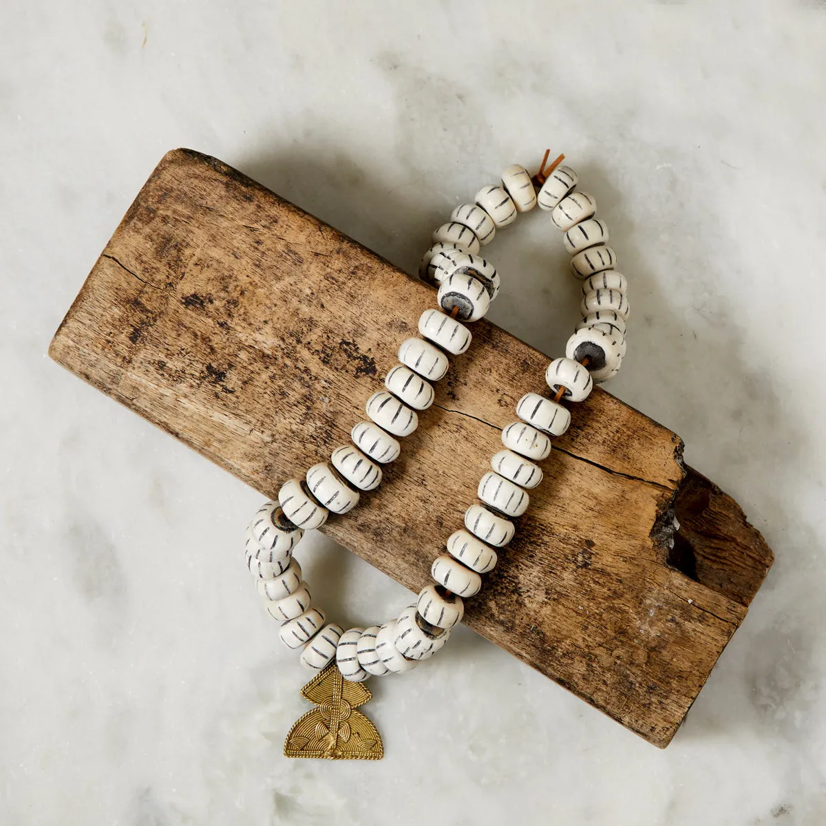 Asili Carved Bone Beads