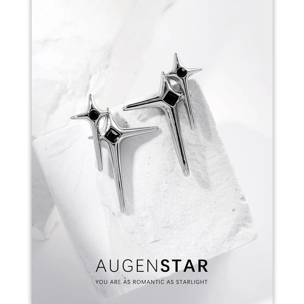 ASR | Simple Four Pointed Star Earrings