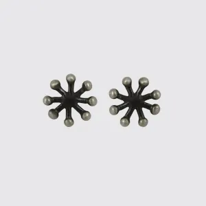 Atomic Stud - Sterling Silver