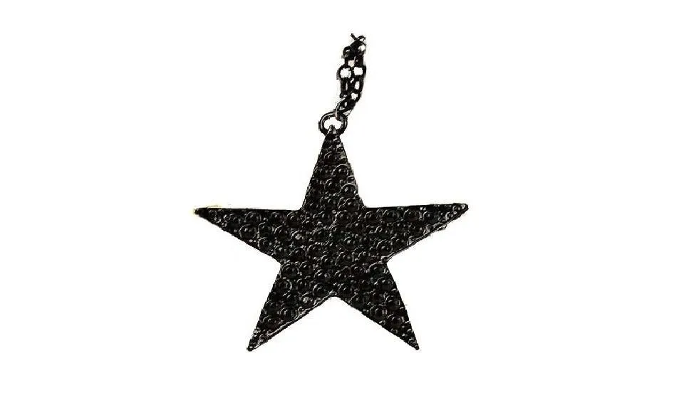 Balck Star Necklace For Women