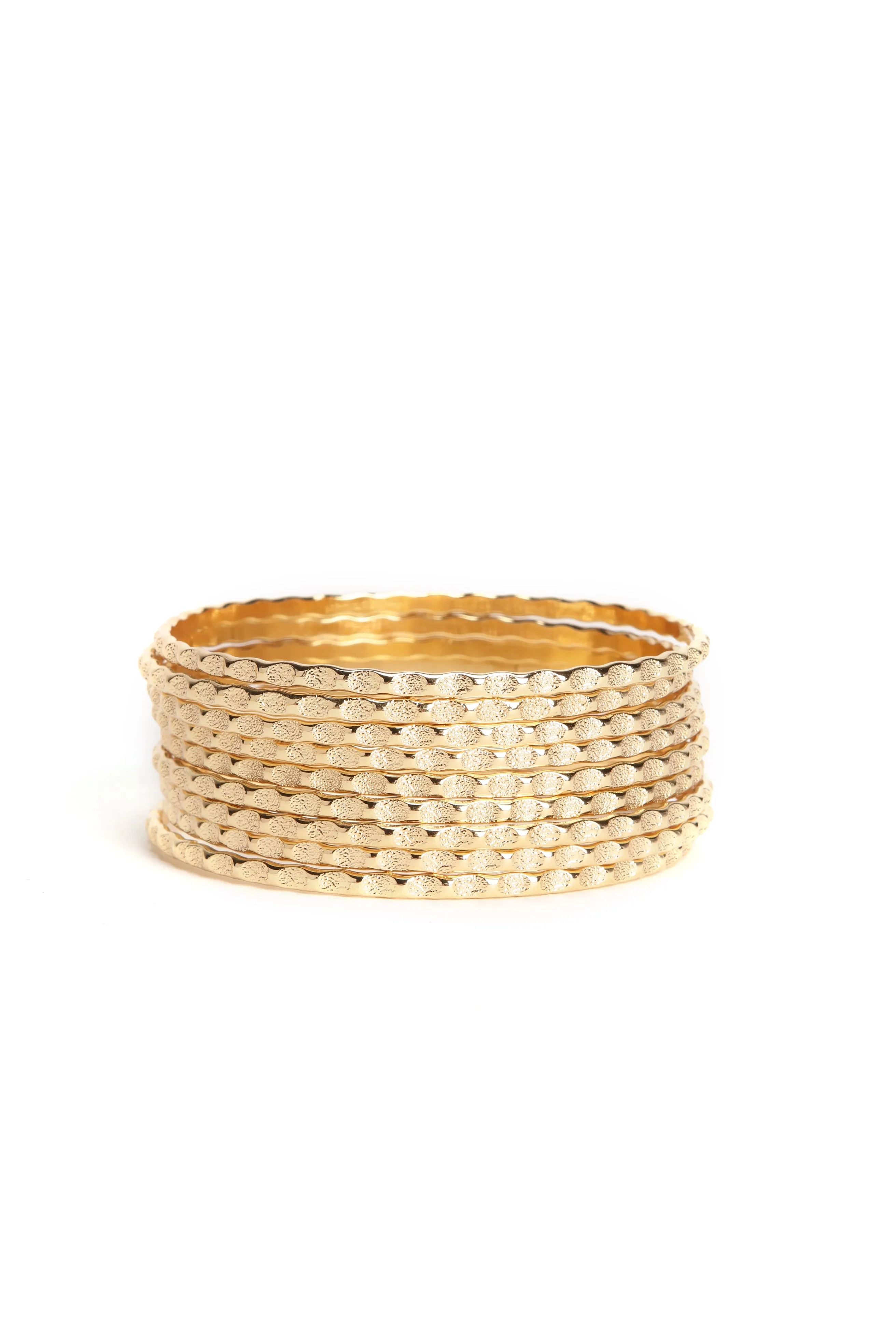 Band Together Bangle Set - Gold