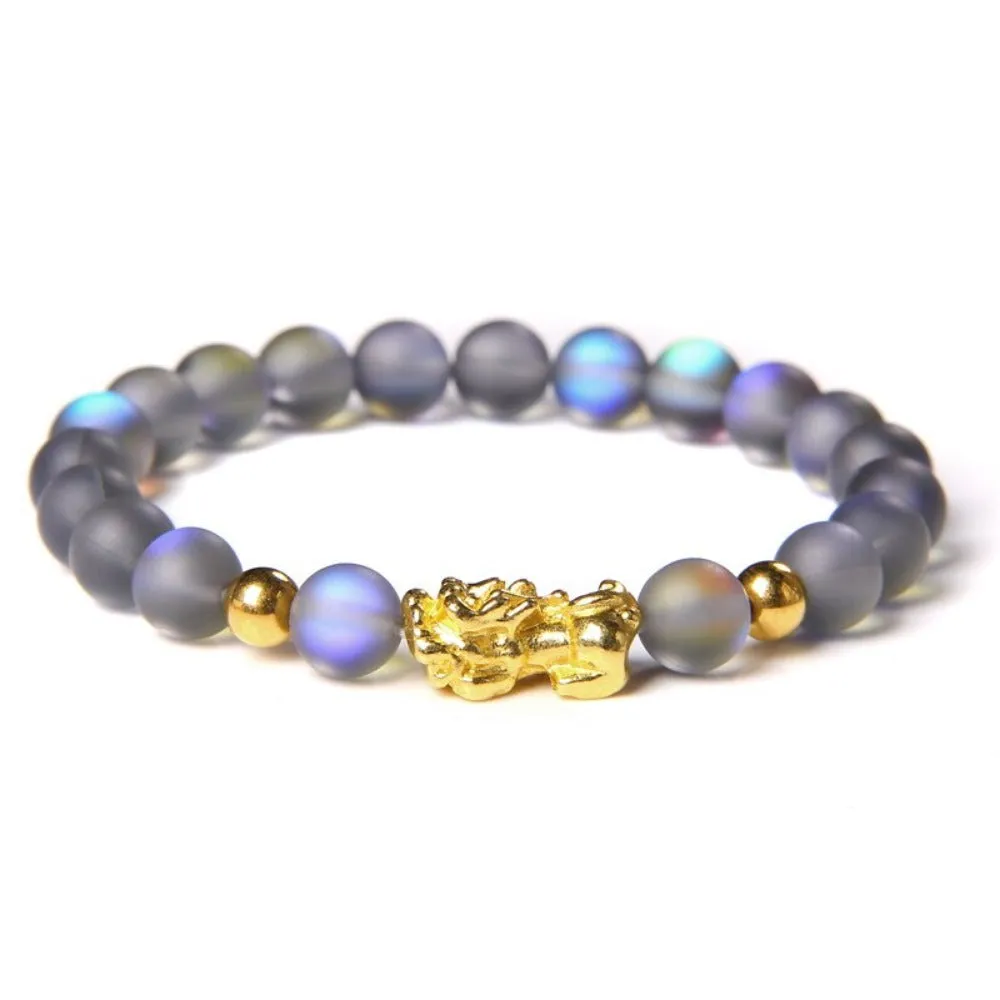 beaded bracelets buddhism feng shui gemstone beads charm bracelets ✈️ free.shipping