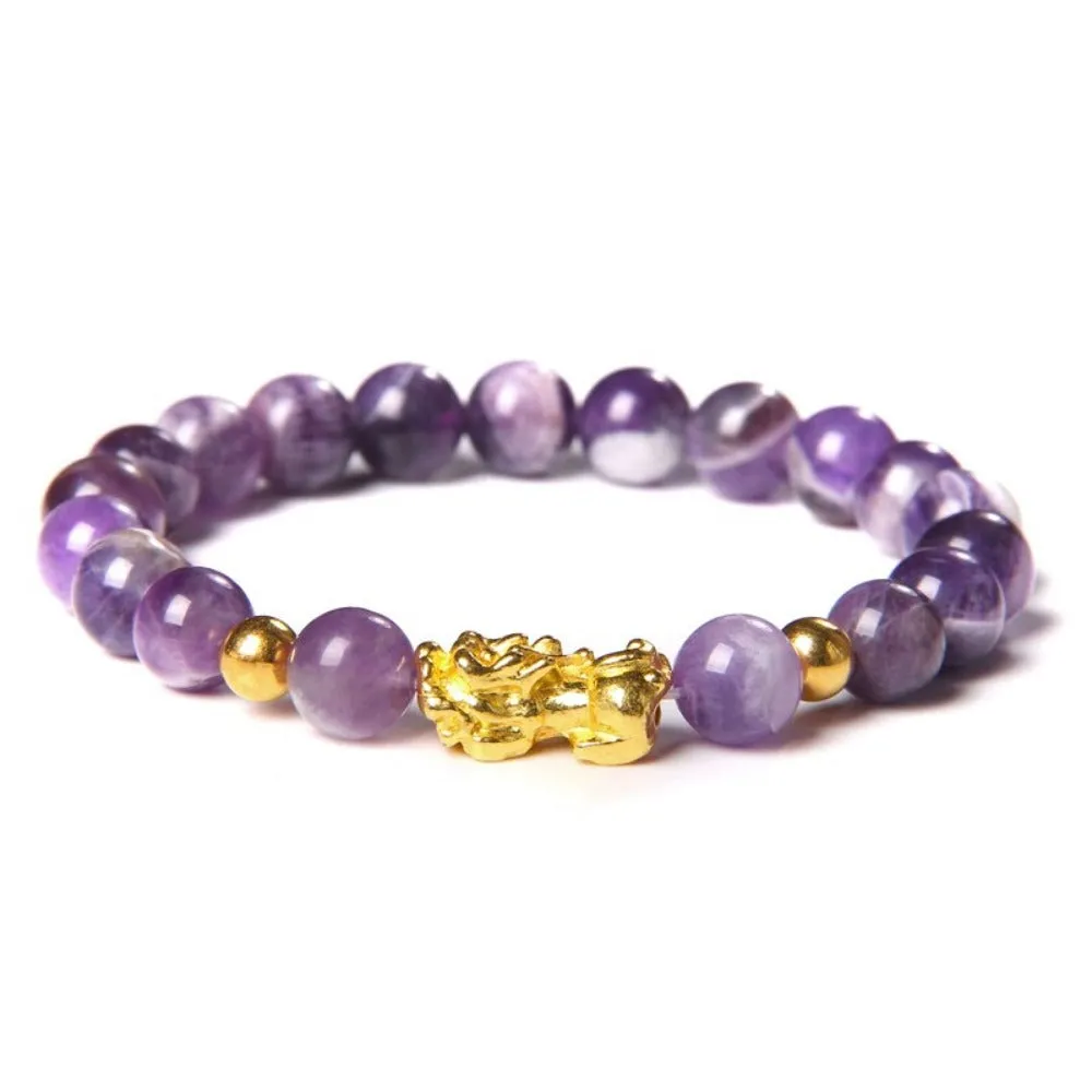 beaded bracelets buddhism feng shui gemstone beads charm bracelets ✈️ free.shipping