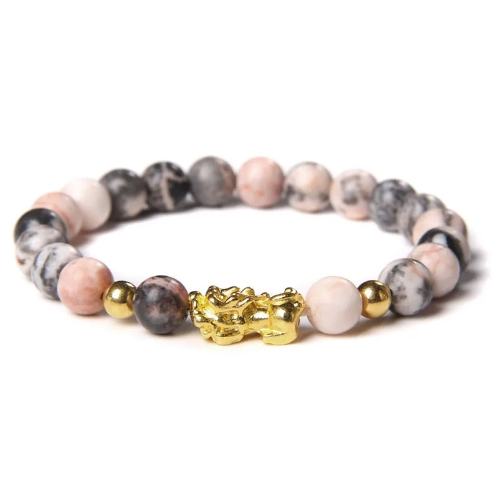 beaded bracelets buddhism feng shui gemstone beads charm bracelets ✈️ free.shipping