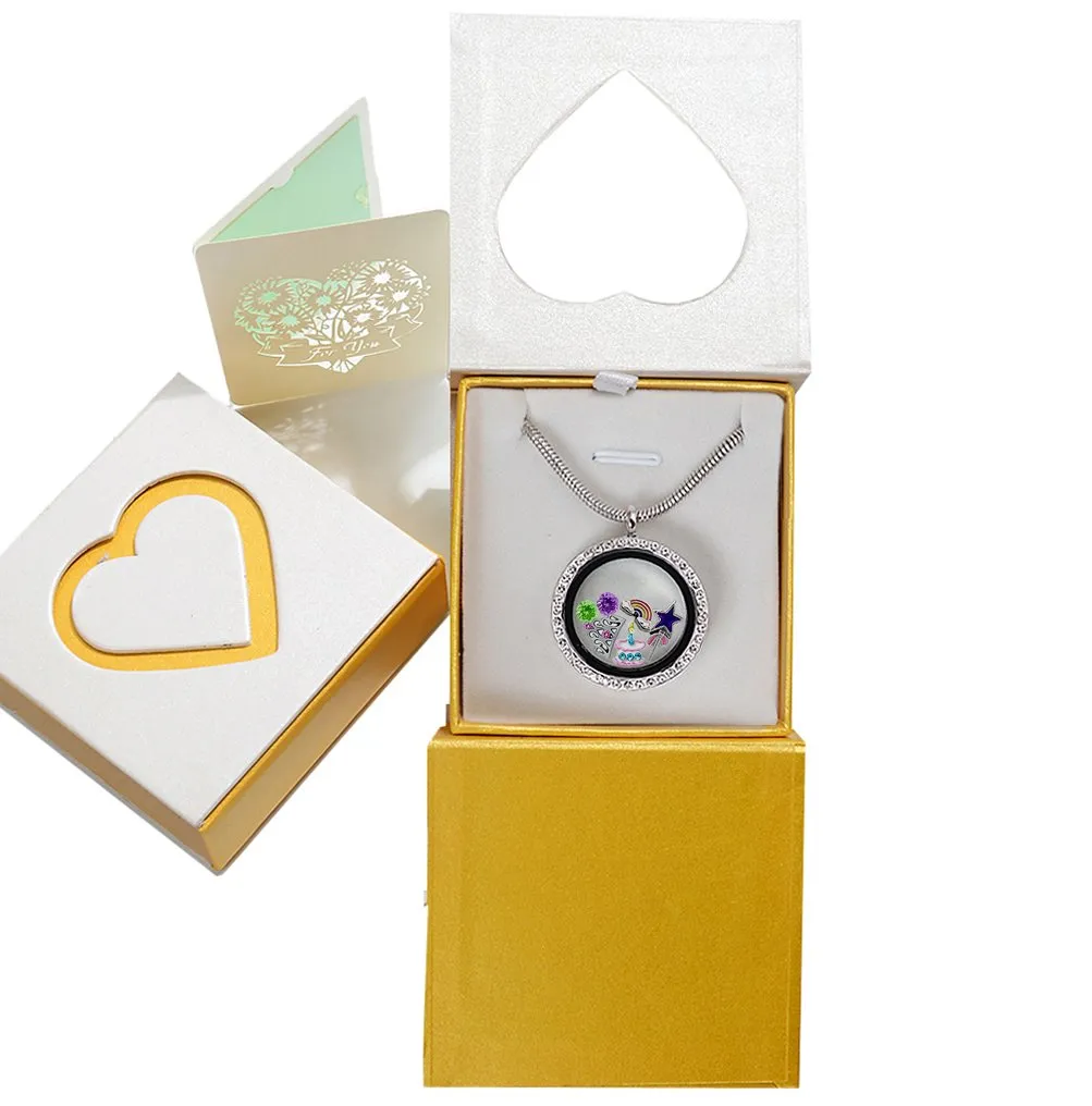 beffy Girl's Happy Birthday Gift & Sweet Sixteen, Teen Girl Gift, Floating Living Memory Charms Lockets Necklace HappyBirthdayGift-C001