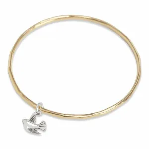 Bird Bangle | Gold - Silver