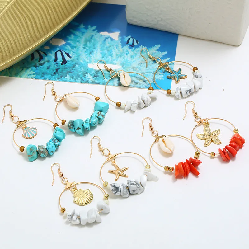 Bohemian Beach Themed Earrings