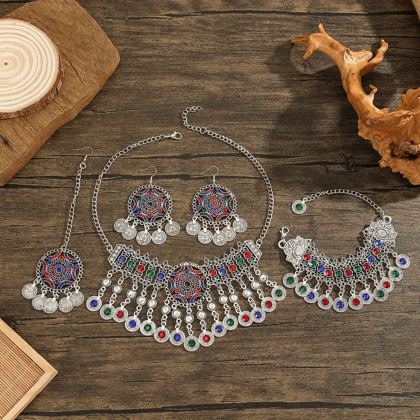 Bohemian Beaded Jewelry Set