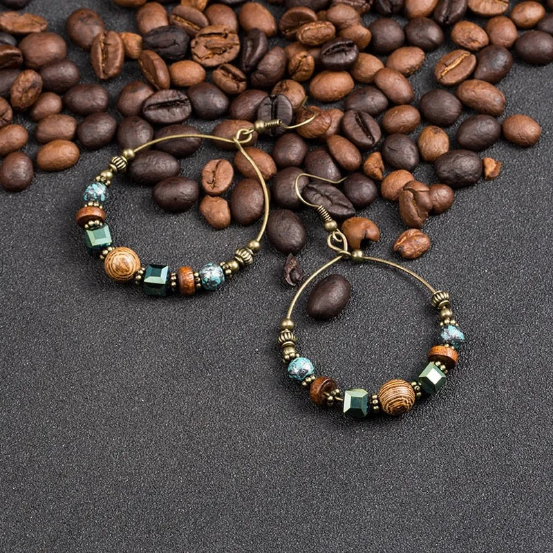 Bohemian Crystal Earrings