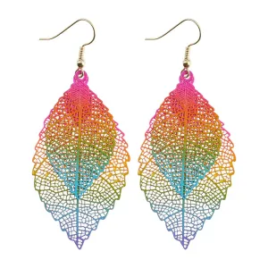Bohemian Lightweight Double Layer Leaf Earings
