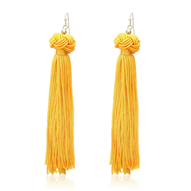 Bohemian Tassel Long Earrings