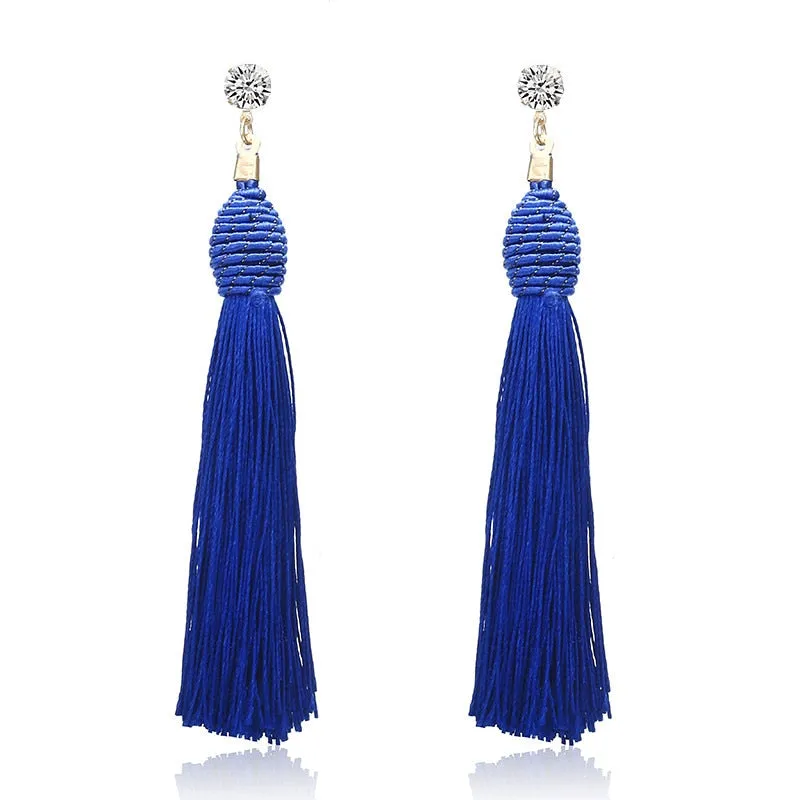 Bohemian Tassel Long Earrings