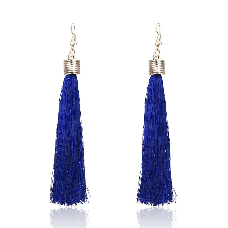 Bohemian Tassel Long Earrings