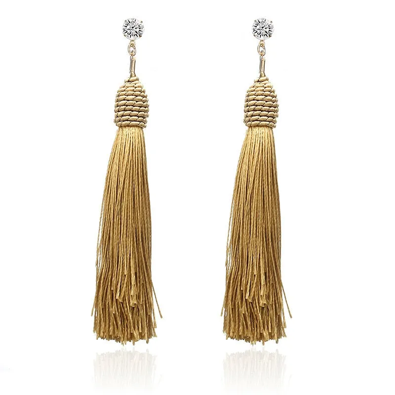 Bohemian Tassel Long Earrings