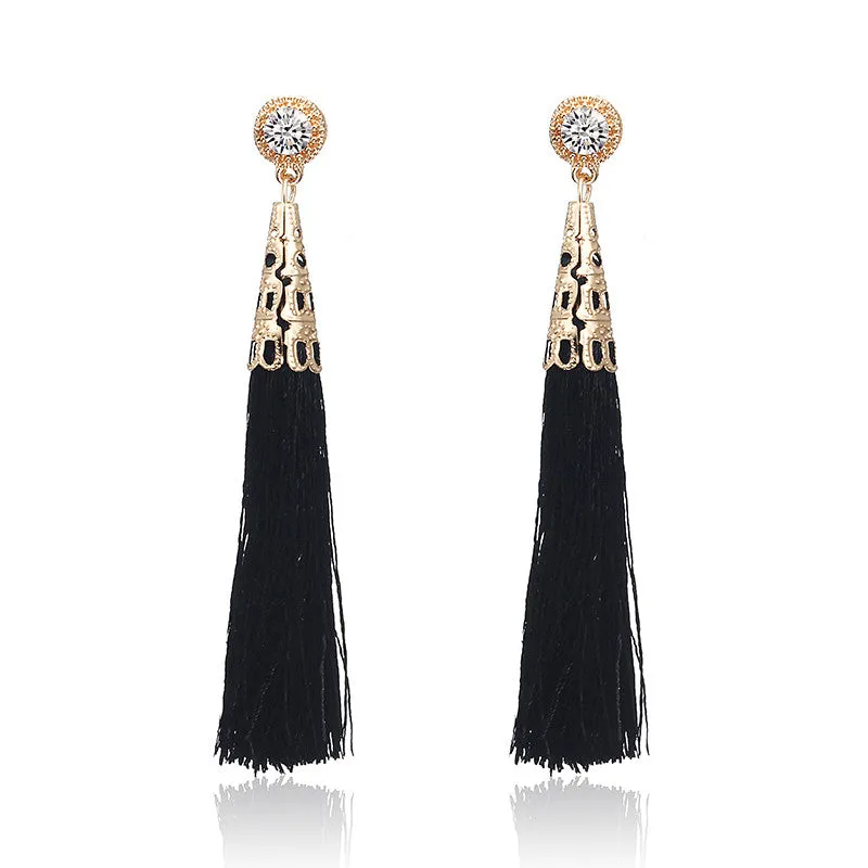 Bohemian Tassel Long Earrings