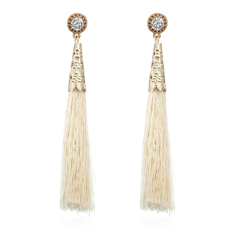 Bohemian Tassel Long Earrings