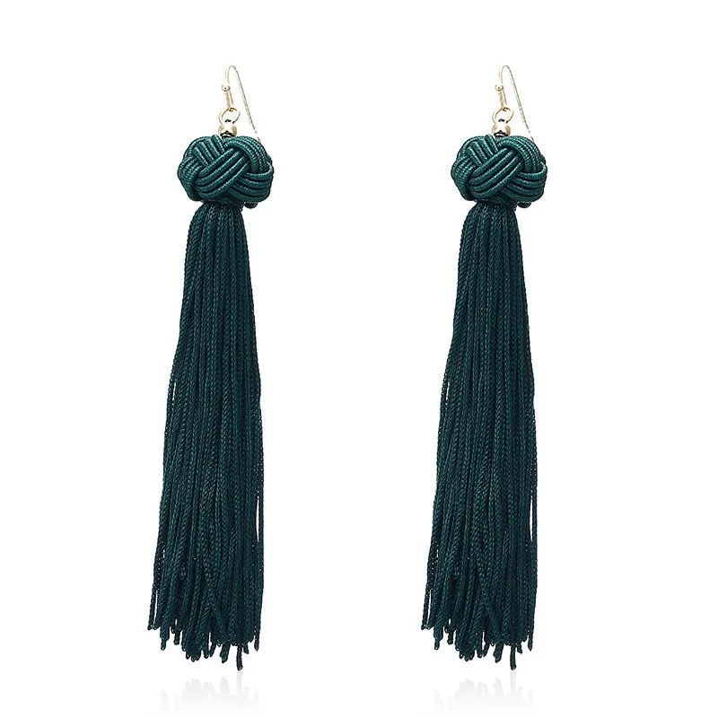 Bohemian Tassel Long Earrings