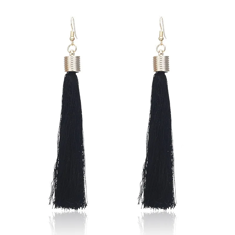 Bohemian Tassel Long Earrings