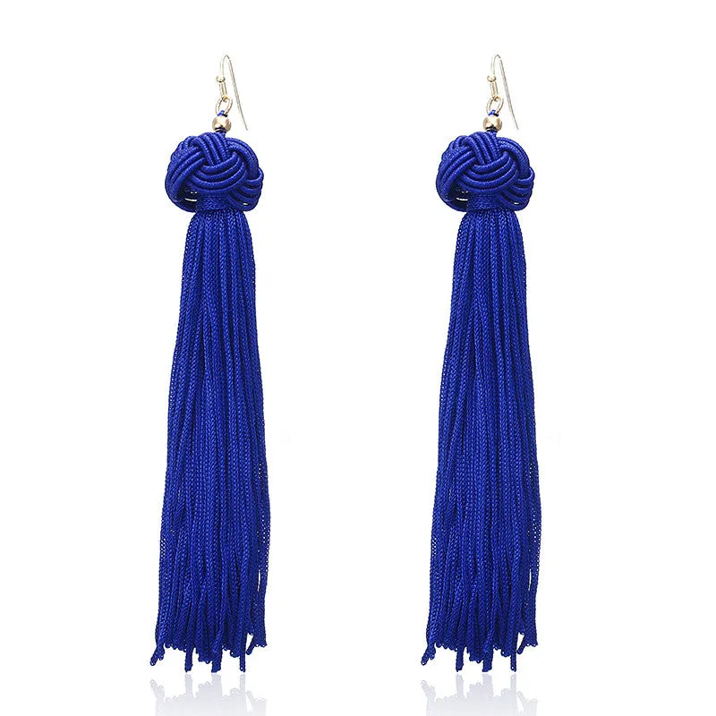Bohemian Tassel Long Earrings