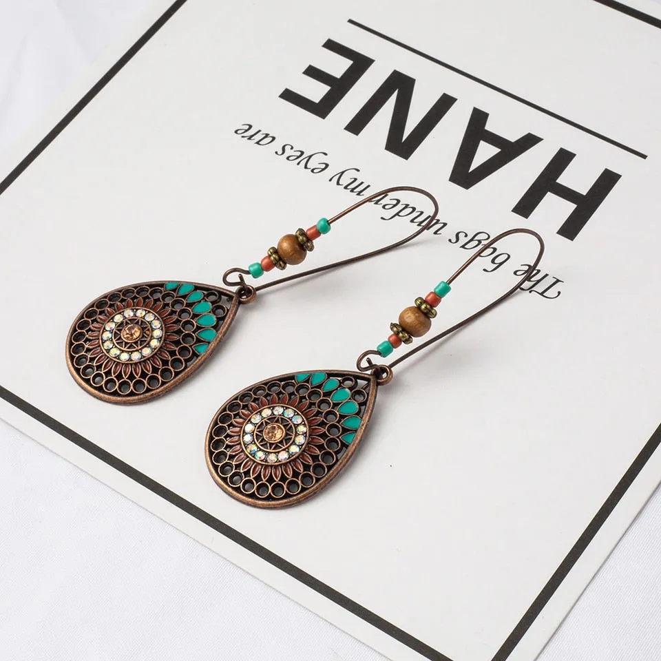 Bohemian Vintage India Beads Earrings