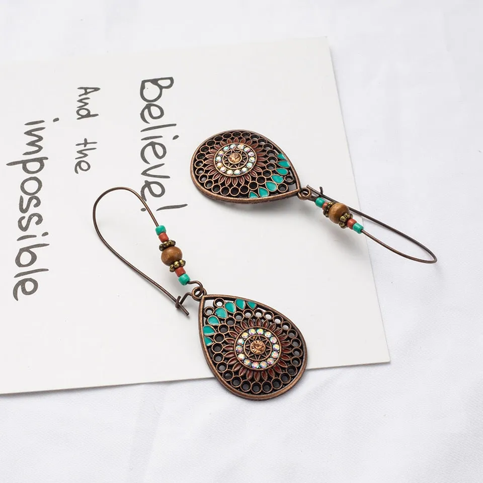 Bohemian Vintage India Beads Earrings