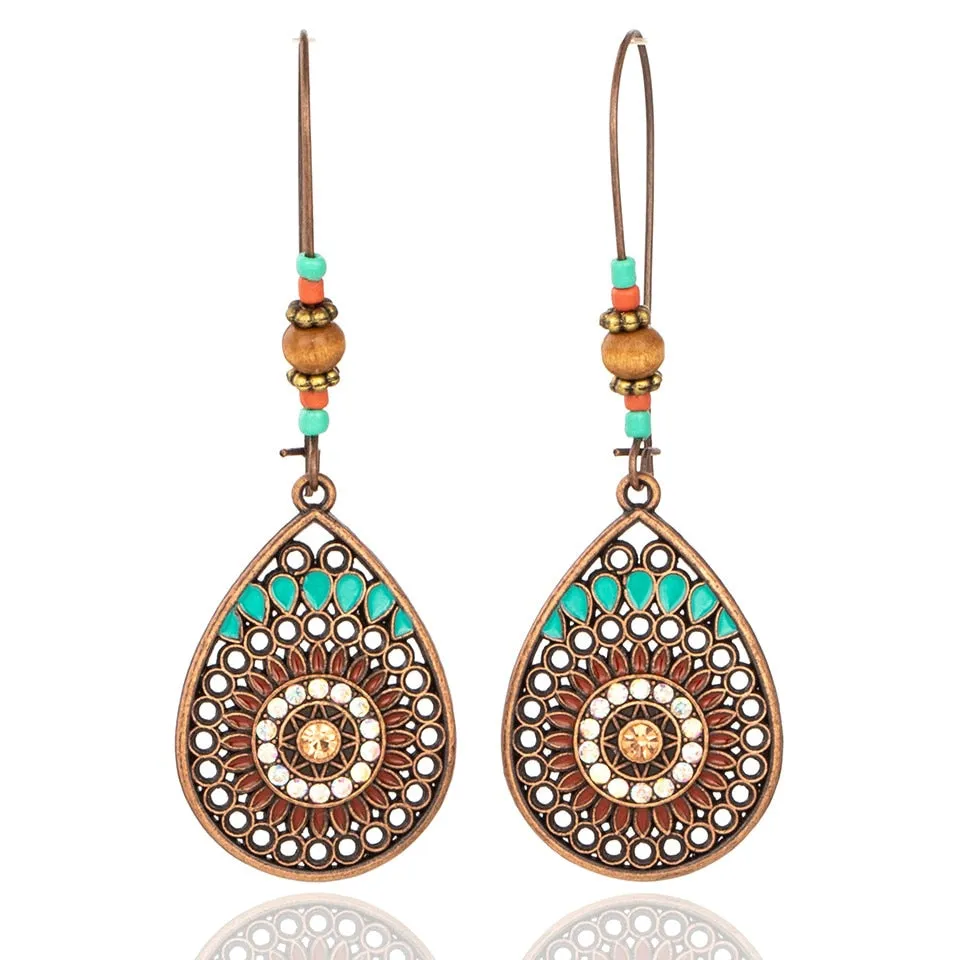 Bohemian Vintage India Beads Earrings