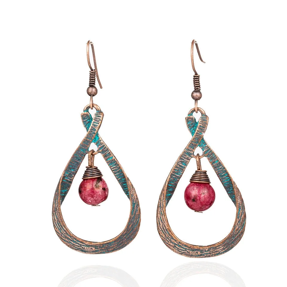Bohemian Vintage India Beads Earrings